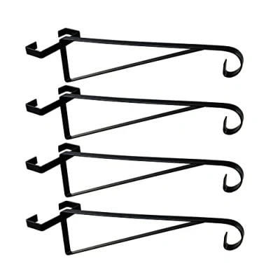 Image of Selections Hanging Basket Brackets for Concrete Fence Posts (Pack of 4)