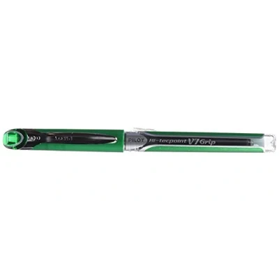 Image of Pilot V7 Grip Liquid Ink Rollerball 0.7 mm Tip (Box of 12) Green