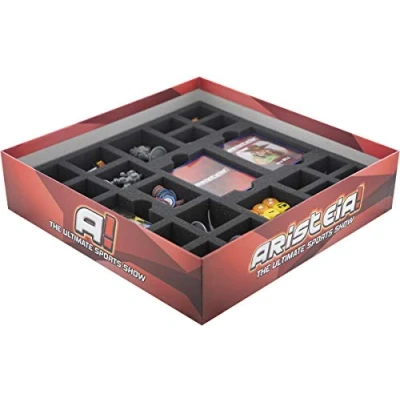 Image of Feldherr foam set compatible with Aristeia! board game box