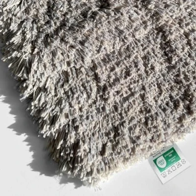 Image of KARAT Bath Mat 70 x 120 cm, Brown Soft, Fluffy Bathroom Rug in Shaggy Look, Mat, Non Slip Washable Shower Doormat for Bathroom, (Cheere, Amour)
