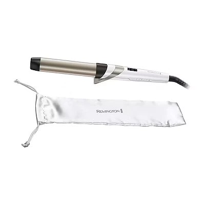Image of Remington Hydraluxe Curling Wand for Curls &amp; Waves (32mm Barrel, Anti Slip, Moisture Lock Ceramic Coating, Hydracare Setting at 185C Healthier Styling, Fast 30 Second Heat Up, 160C 210C) CI89H1