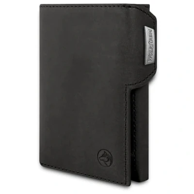Image of Wolfstrøm Slim Wallet &#039;Svente&#039; I 11 Cards Mini Men&#039;s Small with Coin Compartment, RFID Blocker Women&#039;s and Credit Card Holder Men Small, (03) Vintage Whiskey,