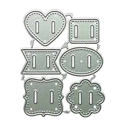 Image of Mllepjdh Buckle Metal Cutting Dies Stencil Scrapbook Album Paper Card Template Mold