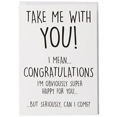 Image of Colleague Leaving Card Funny New Job Coworker Good Luck Congrats Goodbye Joke Banter PC468