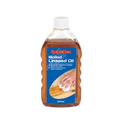 Image of SupaDec Boiled Linseed Oil 500ml *Protects wood from drying out
