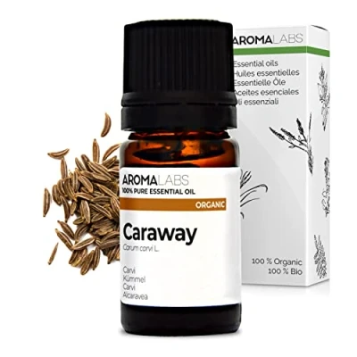 Image of BIO Caraway Essential Oil 5mL 100% Pure, Natural, Chemotyped and AB Certified AROMA LABS (French Brand)