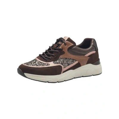 Image of Tamaris Women&#039; 1 23745 43 Sneaker, Mocca Comb, 6 UK