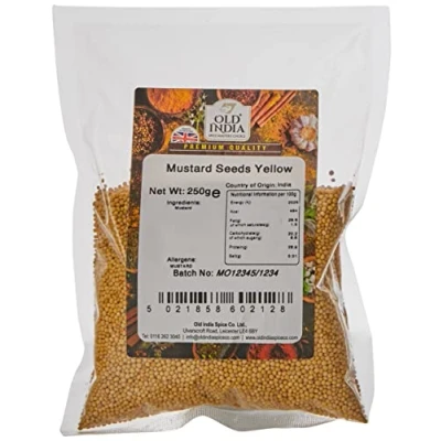Image of Old India Mustard Seeds Yellow 250g