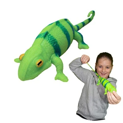 Image of Rep Pals Chameleon, stretchy Toy from Deluxebase. Super animal replicas that feel real, great for kids