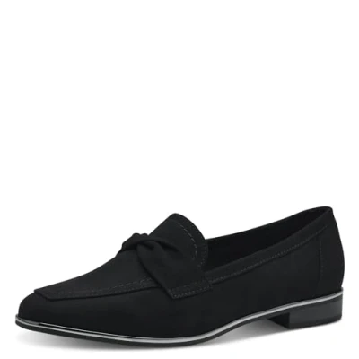 Image of MARCO TOZZI Women&#039;s 2 24214 42 Loafers, Black, 3.5