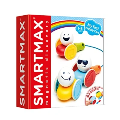 Image of SMARTMAX My First Wobbly Cars, Magnetic Construction Set, Ages 1 5