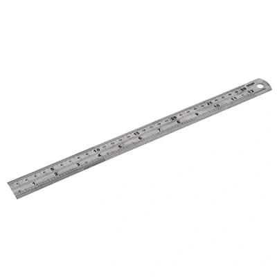 Image of Rolson 300 mm (12 inch) Stainless Steel Ruler: Best seller for tools and schools 50824