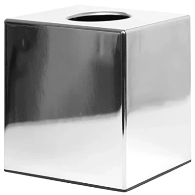 Image of Bolero Chrome Cube Tissue Holder Material 130H X 120W 120Dmm