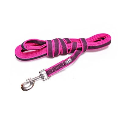 Image of Color &amp; Gray Super Grip Leash with Handle, 20 mm x 5 m, Pink