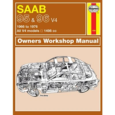 Image of Saab 95 &amp; 96 Petrol (66 76) Haynes Repair Manual