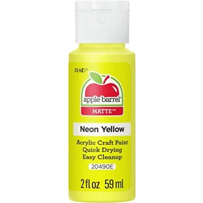Image of Yellow Neon Apple Barrel 2oz
