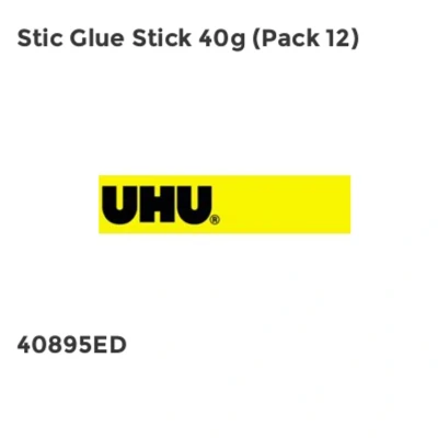 Image of UHU Stic Glue Stick 40g (12 Pack)
