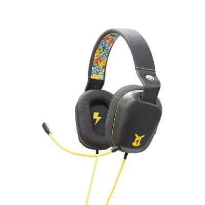 Image of PowerA Wired Stereo Headset for Nintendo Switch Pokémon: Kanto Friends, 3.5 mm, wired, stereo, officially licensed