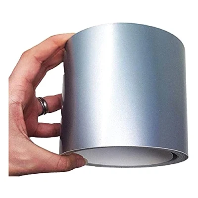 Image of 4R Quattroerre.it 10543 Trim Stripes Adhesive Strips for Cars, Silver, 100 mm x 10 mt