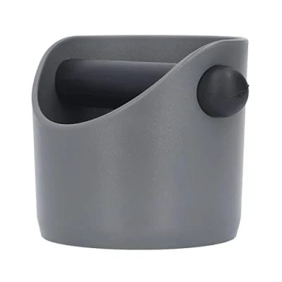 Image of PENO Coffee Grind Dump Bin, Dishwasher Safe Rubber Non Slip Reduce Noise Plastic Knock Box for Kitchen Grey