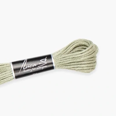 Image of Premium Embroidery Thread Luca S, 100% Giza Cotton, Oeko TEX Certified Stranded Cotton 494 / DMC 3023 Anchor