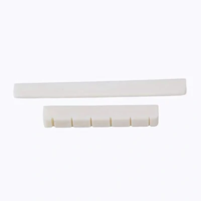 Image of BQLZR Bone 6 String Bridge Saddle and Nut for Classical Guitar