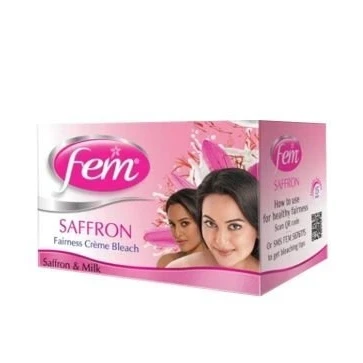 Image of 3 X Fem SAFFRON Bleach Lightening Fairness Cream White KESAR 25 gram