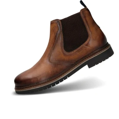 Image of bugatti Men&#039;s 331 aon32 Boots Cold Lining, Cognac, 8 UK