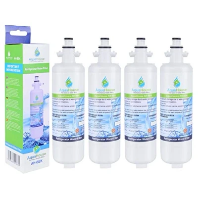 Image of 4X AquaHouse AH BEK Fridge Water Filter for Beko 4874960100, Howdens HJA6110, Lamona LAM6100, Blomberg KFD9952PXDUK, Grundig GSN9440XA, Stoves Compatible