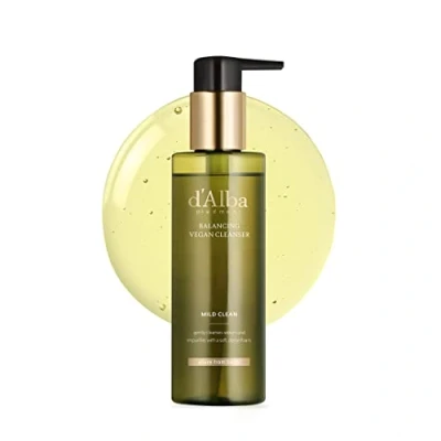 Image of d&#039;alba Italian White Truffle Mild Skin Balancing Vegan Cleanser, Hydrating and Calming pH Cleanser with Truffles for Sensitive Skin, Korean Skincare