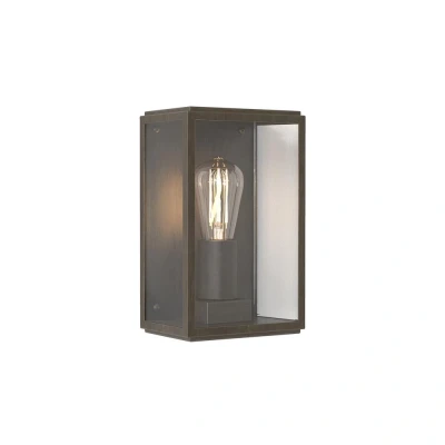 Image of Homefield Outdoor Wall Light Bronze IP44, E27