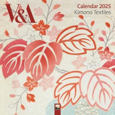 Image of V&amp;A: Kimono Textiles Wall Calendar 2025 (Art Calendar)