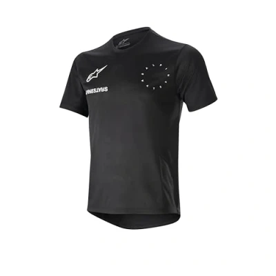 Image of Alpinestars Alps Topo Short Sleeve Jersey Black Small