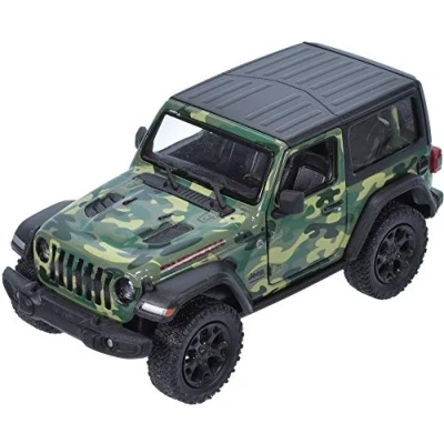 Image of Kinsmart Pull Back Jeep Wrangler Camo 2018 One Colour Sent at Random