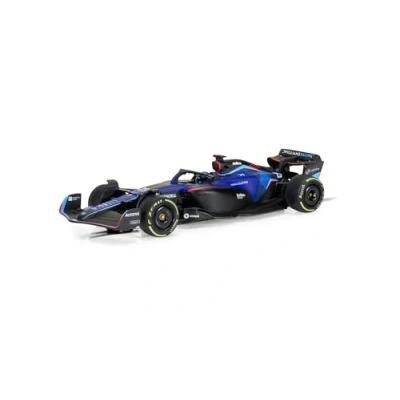 Image of Scalextric Cars C4425 Williams FW44 Alexander Albon 2022 Toy Slot Car for use Race Tracks or Set Small Kids Gift Ideas Boy/Girl Ages 5 Accessories