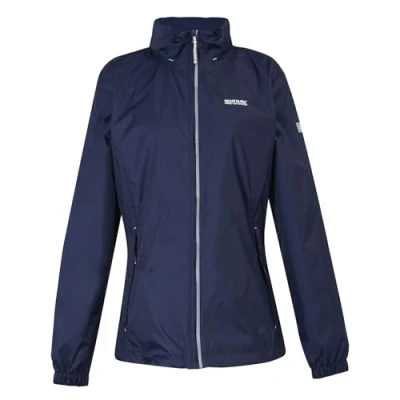 Image of Regatta Womens Packable Coat Waterproof Jacket, Navy, 26 EU