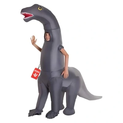 Image of Morph MCKGIDI Kids Dinosaur Costume, Boys, Cartoon, Black, One Size