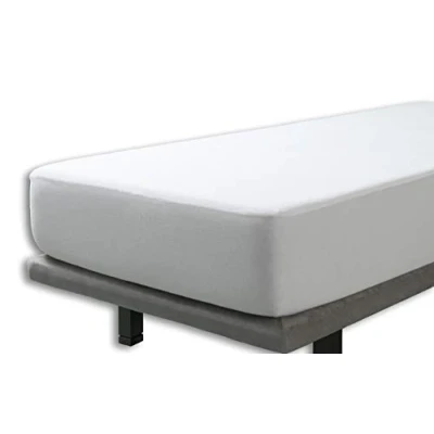 Image of Velfont Waterproof and Breathable Bamboo Mattress Protector/Bed Sheet, King Size (150x190/200cm)