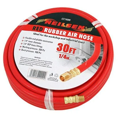 Image of 1/4&quot; X 30FT RED RUBBER AIR LINE HOSE