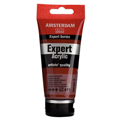 Image of Amsterdam Expert: Artists Acrylic Paint :75ml BURNT SIENNA (411) Series 2