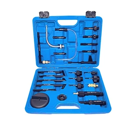 Image of ZKTOOL 25PCS Transmission Fluid Fill Adapter Kit, ATF Oil Filling Filler Set, Automatic Gearbox Refill Connector Tool Set