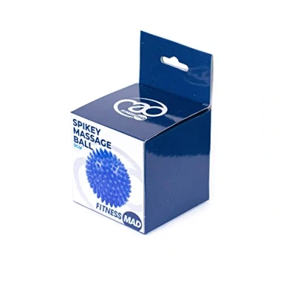 Image of Fitness Mad Spikey Massage Ball, Ideal for Trigger Point Therapy, Deep Tissue &amp; Myofascial Release, Relaxes Tight Muscles Stress, 3 Sizes