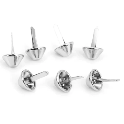 Image of 50Pcs Nailhead Stud, Feet Studs, Bag Bottom Leather Craft Supplies(15mm Nickel)