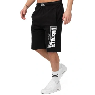 Image of Lonsdale Men&#039;s Logo Jam Bermudas Black (schwarz), Large (Manufacturer size: L)