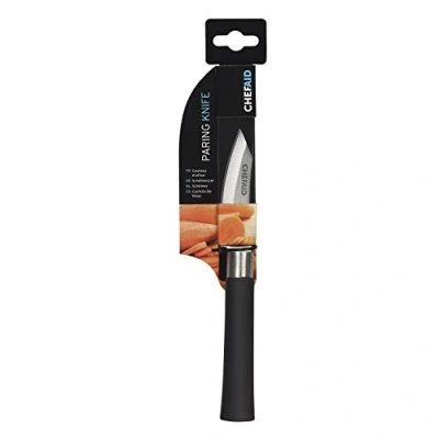 Image of Chef Aid Stainless Steel Paring Knife with Soft Grip Handle, 3 Inch