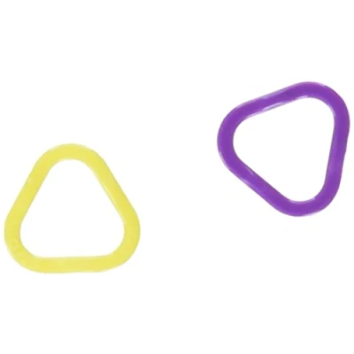 Image of Clover Stitch Markers Triangle (Medium), Other, Multicoloured