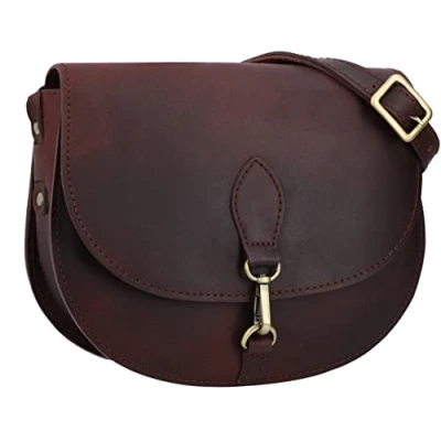 Image of Gusti Handbag Leather Shoulder bag Wiebke Evening small Vintage Red