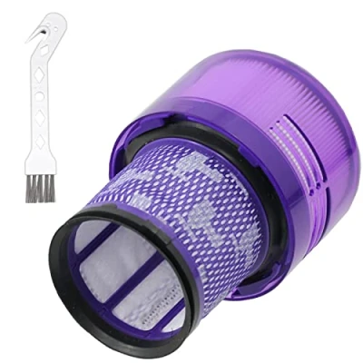 Image of SPARES2GO Filter compatible with Dyson V11 SV14 Vacuum Cleaner Washable Purple