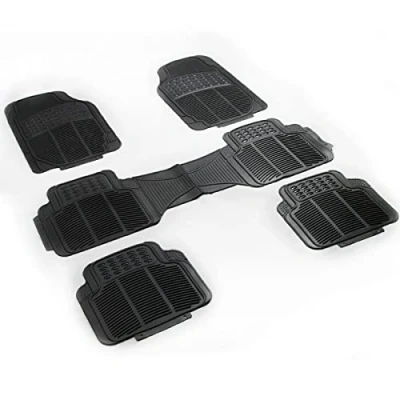 Image of COMPATIBLE WITH VAUXHALL ZAFIRA B (2006 2011) UNIVERSAL 5 PIECE MPV HEAVY DUTY WATERPROOF DURABLE RUBBER CAR FLOOR MATS NON SLIP