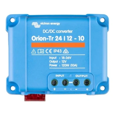 Image of Victron Energy Orion Tr IP43 24/12 Volt 10 amp 120 Watt DC/DC Converter, Non isolated, Retail